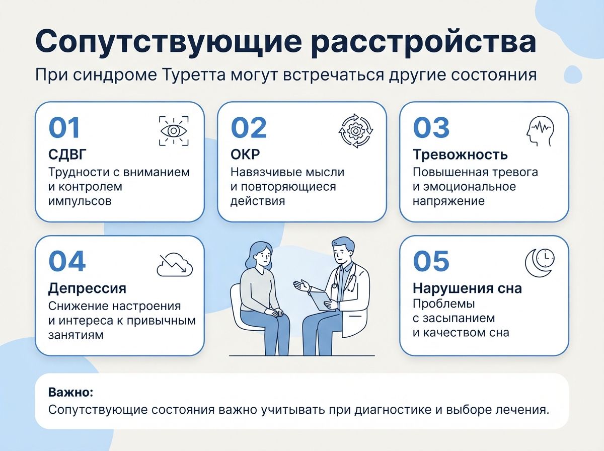 Лечение синдрома Туретта в Кропоткине инфографика